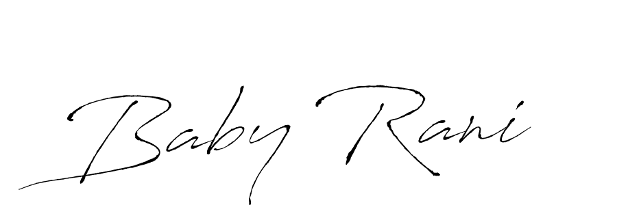 Similarly Antro_Vectra is the best handwritten signature design. Signature creator online .You can use it as an online autograph creator for name Baby Rani. Baby Rani signature style 6 images and pictures png