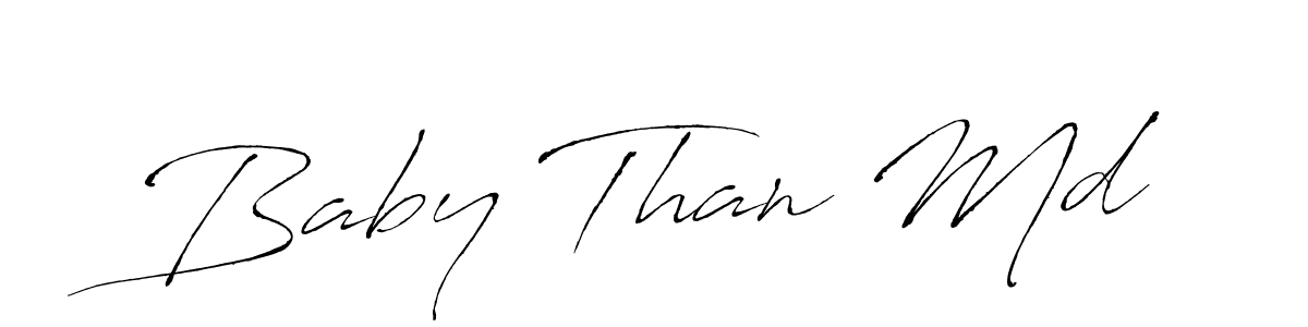 See photos of Baby Than Md official signature by Spectra . Check more albums & portfolios. Read reviews & check more about Antro_Vectra font. Baby Than Md signature style 6 images and pictures png