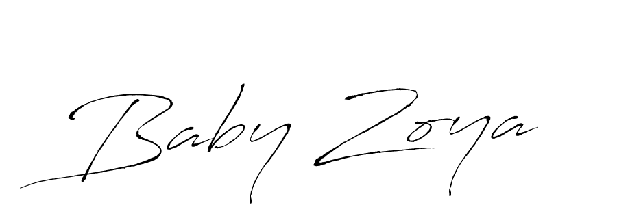 You should practise on your own different ways (Antro_Vectra) to write your name (Baby Zoya) in signature. don't let someone else do it for you. Baby Zoya signature style 6 images and pictures png