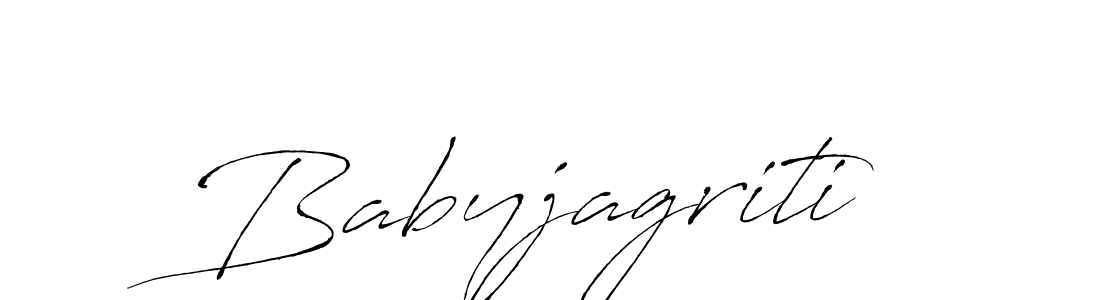 Also You can easily find your signature by using the search form. We will create Babyjagriti name handwritten signature images for you free of cost using Antro_Vectra sign style. Babyjagriti signature style 6 images and pictures png