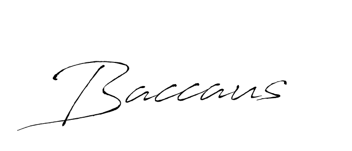 Design your own signature with our free online signature maker. With this signature software, you can create a handwritten (Antro_Vectra) signature for name Baccaus. Baccaus signature style 6 images and pictures png