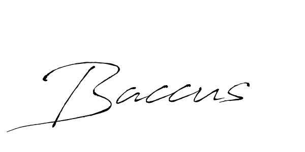 Baccus stylish signature style. Best Handwritten Sign (Antro_Vectra) for my name. Handwritten Signature Collection Ideas for my name Baccus. Baccus signature style 6 images and pictures png