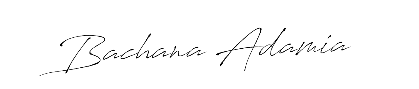 The best way (Antro_Vectra) to make a short signature is to pick only two or three words in your name. The name Bachana Adamia include a total of six letters. For converting this name. Bachana Adamia signature style 6 images and pictures png