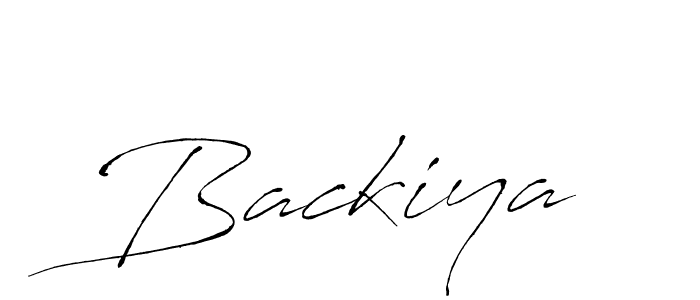 Create a beautiful signature design for name Backiya. With this signature (Antro_Vectra) fonts, you can make a handwritten signature for free. Backiya signature style 6 images and pictures png