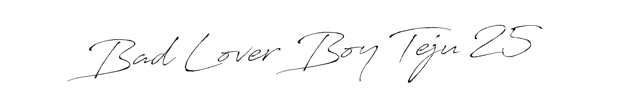 Similarly Antro_Vectra is the best handwritten signature design. Signature creator online .You can use it as an online autograph creator for name Bad Lover Boy Teju 25. Bad Lover Boy Teju 25 signature style 6 images and pictures png