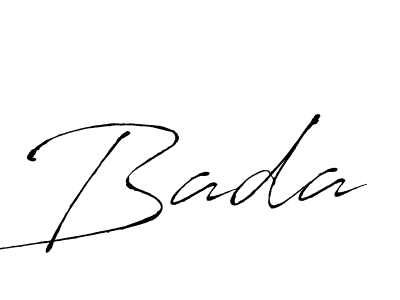 Antro_Vectra is a professional signature style that is perfect for those who want to add a touch of class to their signature. It is also a great choice for those who want to make their signature more unique. Get Bada name to fancy signature for free. Bada signature style 6 images and pictures png