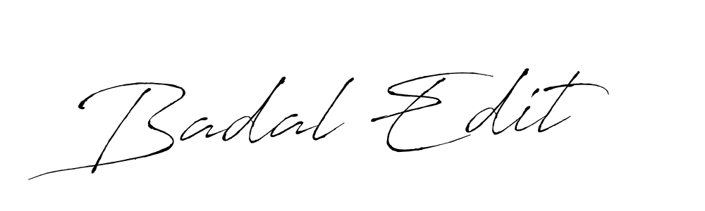 How to Draw Badal Edit signature style? Antro_Vectra is a latest design signature styles for name Badal Edit. Badal Edit signature style 6 images and pictures png