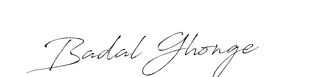 Make a beautiful signature design for name Badal Ghonge. Use this online signature maker to create a handwritten signature for free. Badal Ghonge signature style 6 images and pictures png