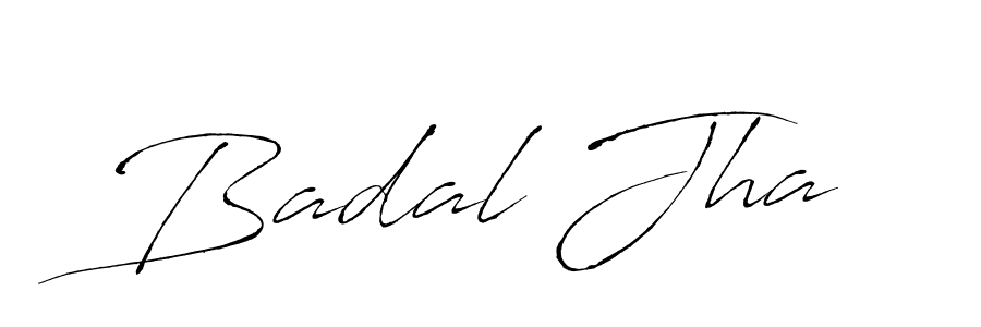 The best way (Antro_Vectra) to make a short signature is to pick only two or three words in your name. The name Badal Jha include a total of six letters. For converting this name. Badal Jha signature style 6 images and pictures png