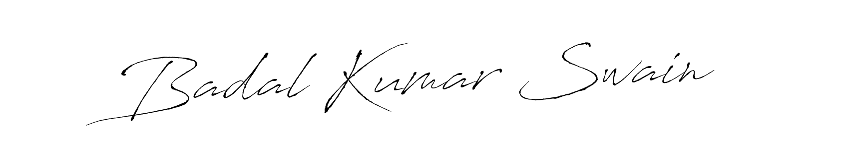 Badal Kumar Swain stylish signature style. Best Handwritten Sign (Antro_Vectra) for my name. Handwritten Signature Collection Ideas for my name Badal Kumar Swain. Badal Kumar Swain signature style 6 images and pictures png