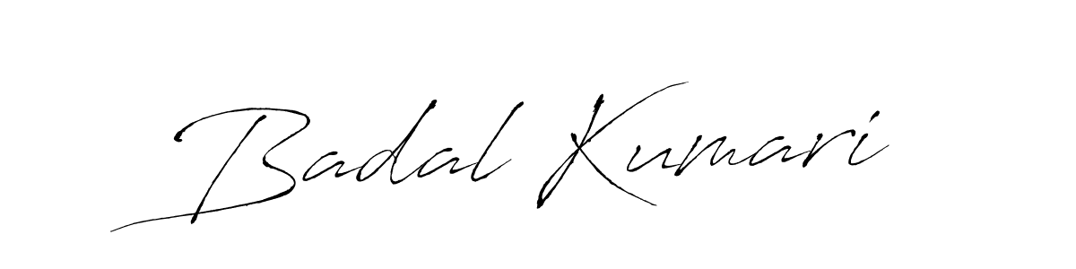 Use a signature maker to create a handwritten signature online. With this signature software, you can design (Antro_Vectra) your own signature for name Badal Kumari. Badal Kumari signature style 6 images and pictures png