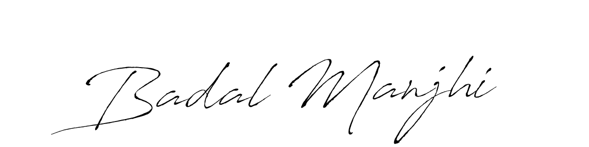 Design your own signature with our free online signature maker. With this signature software, you can create a handwritten (Antro_Vectra) signature for name Badal Manjhi. Badal Manjhi signature style 6 images and pictures png