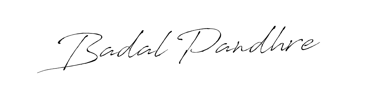 Also You can easily find your signature by using the search form. We will create Badal Pandhre name handwritten signature images for you free of cost using Antro_Vectra sign style. Badal Pandhre signature style 6 images and pictures png