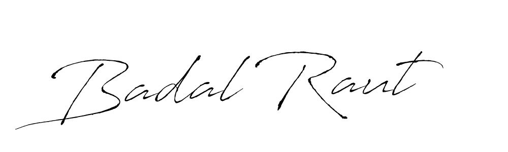 Create a beautiful signature design for name Badal Raut. With this signature (Antro_Vectra) fonts, you can make a handwritten signature for free. Badal Raut signature style 6 images and pictures png