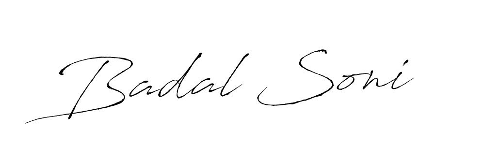 Make a beautiful signature design for name Badal Soni. Use this online signature maker to create a handwritten signature for free. Badal Soni signature style 6 images and pictures png