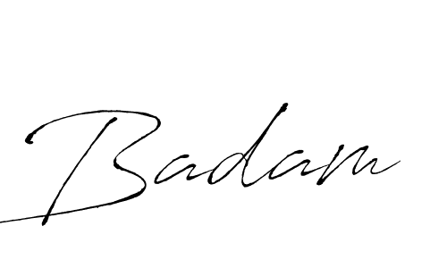 How to make Badam signature? Antro_Vectra is a professional autograph style. Create handwritten signature for Badam name. Badam signature style 6 images and pictures png