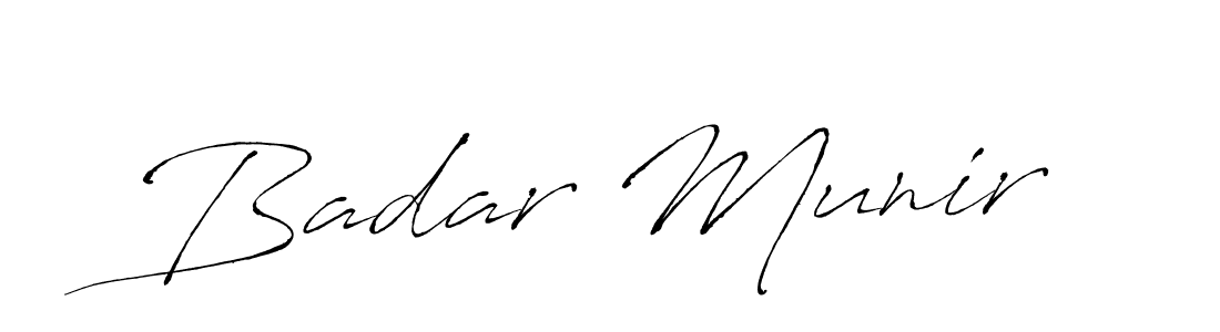Also we have Badar Munir name is the best signature style. Create professional handwritten signature collection using Antro_Vectra autograph style. Badar Munir signature style 6 images and pictures png