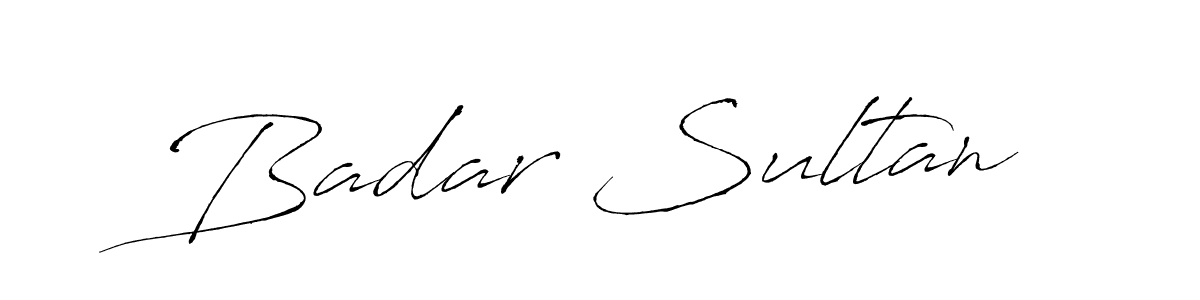Design your own signature with our free online signature maker. With this signature software, you can create a handwritten (Antro_Vectra) signature for name Badar Sultan. Badar Sultan signature style 6 images and pictures png