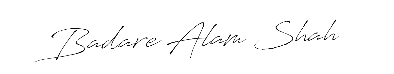 Antro_Vectra is a professional signature style that is perfect for those who want to add a touch of class to their signature. It is also a great choice for those who want to make their signature more unique. Get Badare Alam Shah name to fancy signature for free. Badare Alam Shah signature style 6 images and pictures png