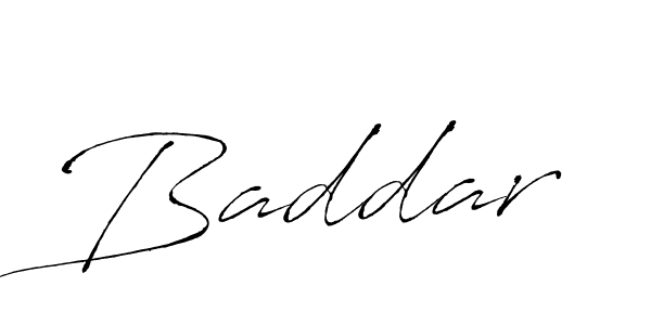 Create a beautiful signature design for name Baddar. With this signature (Antro_Vectra) fonts, you can make a handwritten signature for free. Baddar signature style 6 images and pictures png