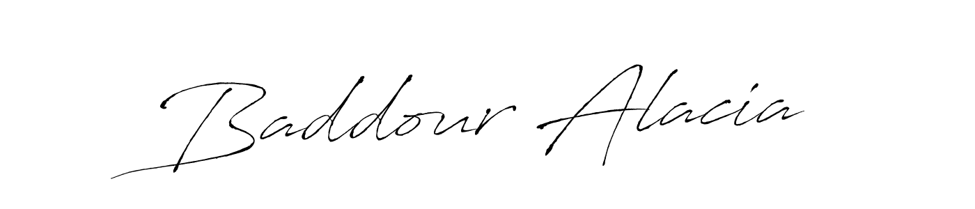 Similarly Antro_Vectra is the best handwritten signature design. Signature creator online .You can use it as an online autograph creator for name Baddour Alacia. Baddour Alacia signature style 6 images and pictures png