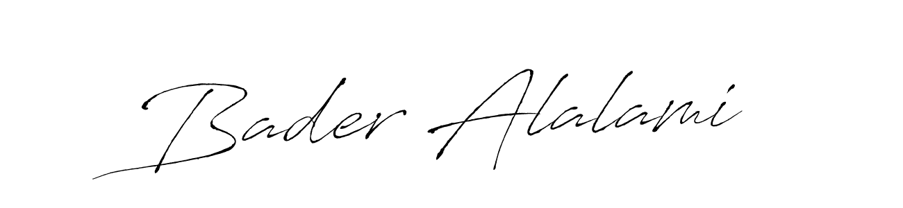 The best way (Antro_Vectra) to make a short signature is to pick only two or three words in your name. The name Bader Alalami include a total of six letters. For converting this name. Bader Alalami signature style 6 images and pictures png