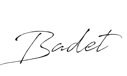 The best way (Antro_Vectra) to make a short signature is to pick only two or three words in your name. The name Badet include a total of six letters. For converting this name. Badet signature style 6 images and pictures png