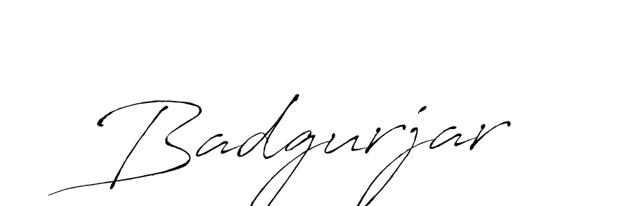 Make a beautiful signature design for name Badgurjar. With this signature (Antro_Vectra) style, you can create a handwritten signature for free. Badgurjar signature style 6 images and pictures png