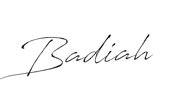 Also You can easily find your signature by using the search form. We will create Badiah name handwritten signature images for you free of cost using Antro_Vectra sign style. Badiah signature style 6 images and pictures png