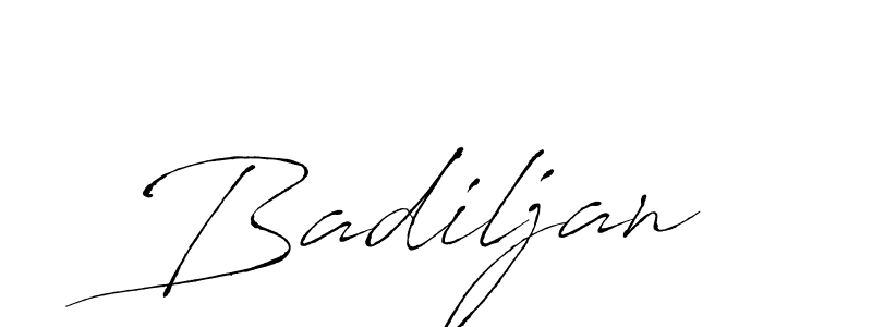 Also we have Badiljan name is the best signature style. Create professional handwritten signature collection using Antro_Vectra autograph style. Badiljan signature style 6 images and pictures png