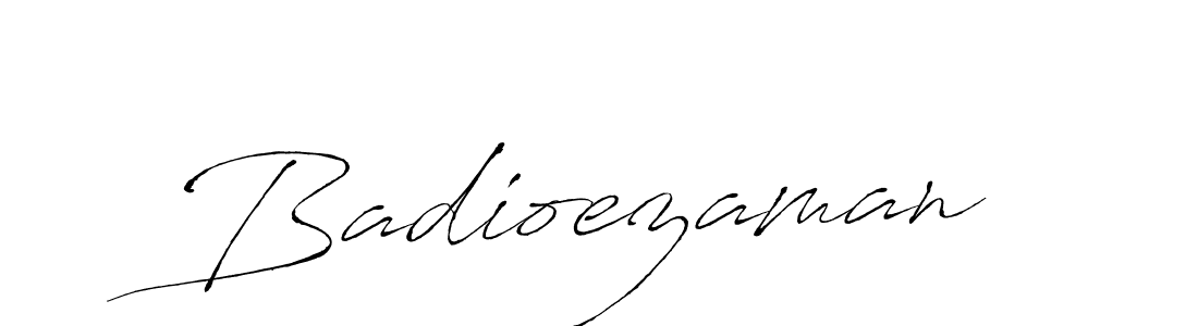 How to make Badioezaman signature? Antro_Vectra is a professional autograph style. Create handwritten signature for Badioezaman name. Badioezaman signature style 6 images and pictures png