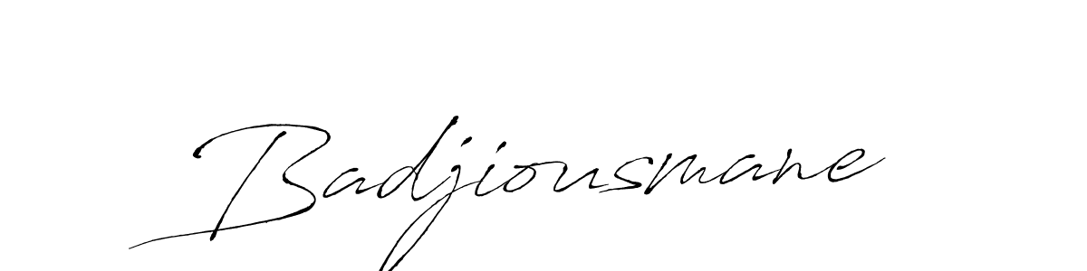 Use a signature maker to create a handwritten signature online. With this signature software, you can design (Antro_Vectra) your own signature for name Badjiousmane. Badjiousmane signature style 6 images and pictures png