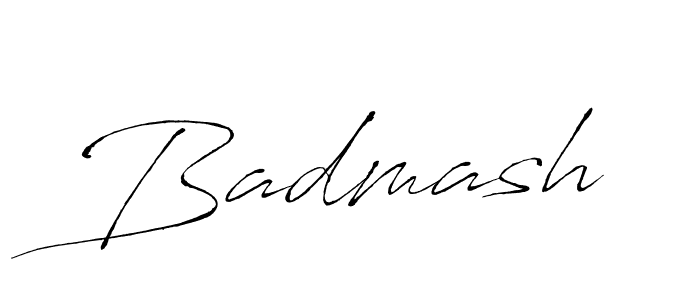 Create a beautiful signature design for name Badmash. With this signature (Antro_Vectra) fonts, you can make a handwritten signature for free. Badmash signature style 6 images and pictures png