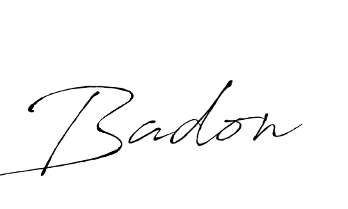 How to make Badon name signature. Use Antro_Vectra style for creating short signs online. This is the latest handwritten sign. Badon signature style 6 images and pictures png