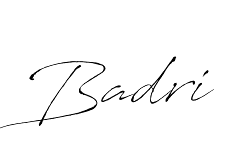 The best way (Antro_Vectra) to make a short signature is to pick only two or three words in your name. The name Badri include a total of six letters. For converting this name. Badri signature style 6 images and pictures png