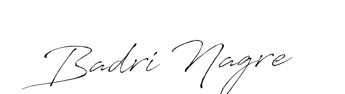 It looks lik you need a new signature style for name Badri Nagre. Design unique handwritten (Antro_Vectra) signature with our free signature maker in just a few clicks. Badri Nagre signature style 6 images and pictures png