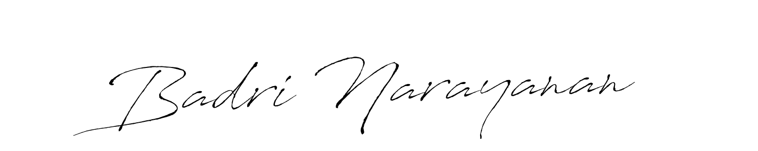 Use a signature maker to create a handwritten signature online. With this signature software, you can design (Antro_Vectra) your own signature for name Badri Narayanan. Badri Narayanan signature style 6 images and pictures png