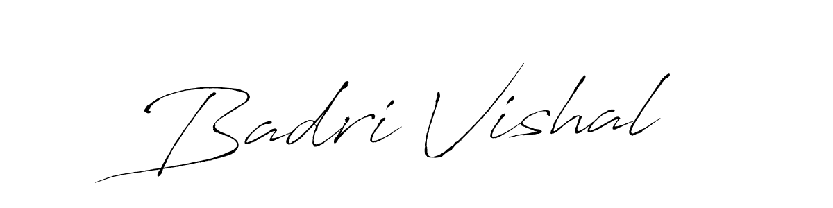 Use a signature maker to create a handwritten signature online. With this signature software, you can design (Antro_Vectra) your own signature for name Badri Vishal. Badri Vishal signature style 6 images and pictures png