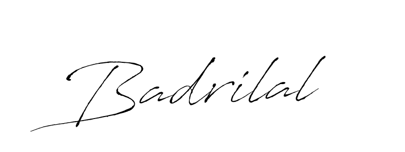 The best way (Antro_Vectra) to make a short signature is to pick only two or three words in your name. The name Badrilal include a total of six letters. For converting this name. Badrilal signature style 6 images and pictures png