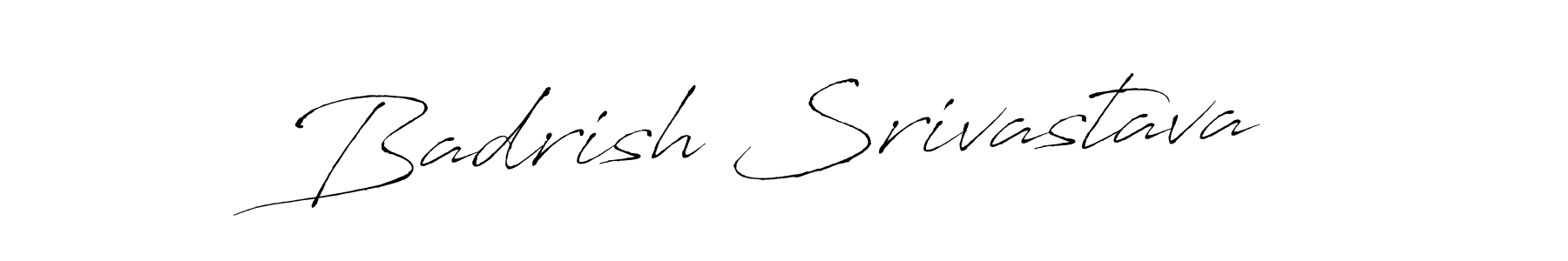 You should practise on your own different ways (Antro_Vectra) to write your name (Badrish Srivastava) in signature. don't let someone else do it for you. Badrish Srivastava signature style 6 images and pictures png