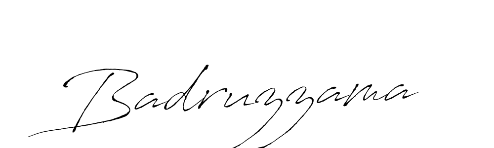 How to make Badruzzama signature? Antro_Vectra is a professional autograph style. Create handwritten signature for Badruzzama name. Badruzzama signature style 6 images and pictures png