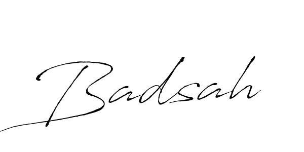 Make a beautiful signature design for name Badsah. With this signature (Antro_Vectra) style, you can create a handwritten signature for free. Badsah signature style 6 images and pictures png