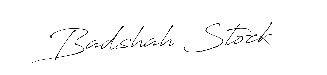 Use a signature maker to create a handwritten signature online. With this signature software, you can design (Antro_Vectra) your own signature for name Badshah Stock. Badshah Stock signature style 6 images and pictures png