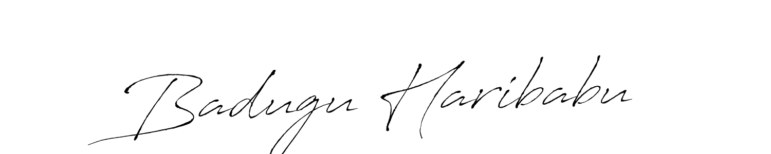 Once you've used our free online signature maker to create your best signature Antro_Vectra style, it's time to enjoy all of the benefits that Badugu Haribabu name signing documents. Badugu Haribabu signature style 6 images and pictures png