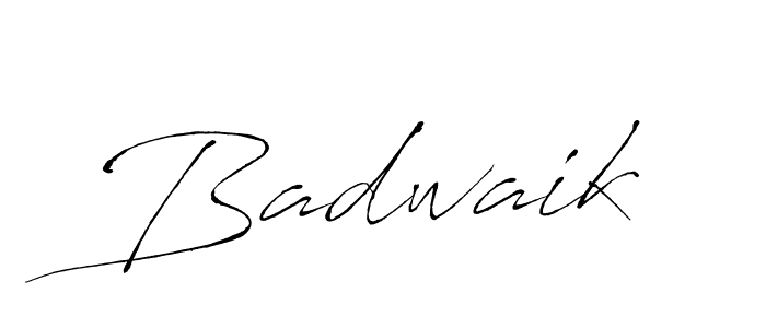 Create a beautiful signature design for name Badwaik. With this signature (Antro_Vectra) fonts, you can make a handwritten signature for free. Badwaik signature style 6 images and pictures png