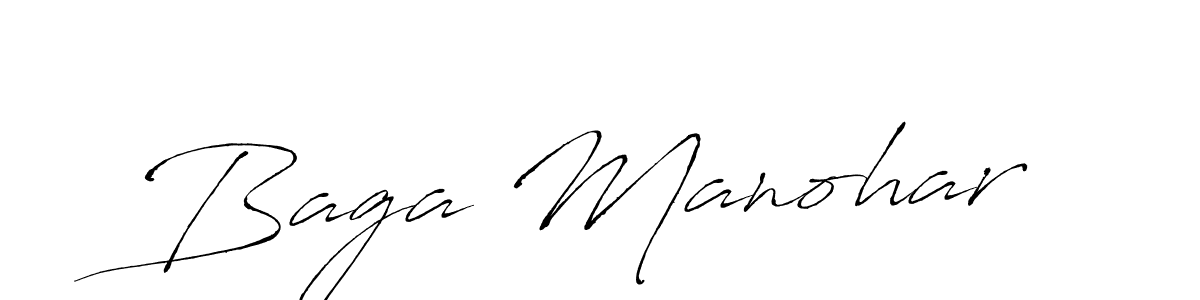 It looks lik you need a new signature style for name Baga Manohar. Design unique handwritten (Antro_Vectra) signature with our free signature maker in just a few clicks. Baga Manohar signature style 6 images and pictures png