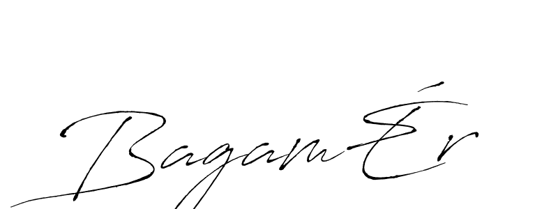 Use a signature maker to create a handwritten signature online. With this signature software, you can design (Antro_Vectra) your own signature for name BagamÉr. BagamÉr signature style 6 images and pictures png