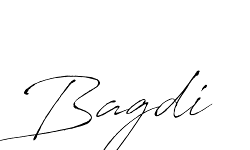 Make a beautiful signature design for name Bagdi. With this signature (Antro_Vectra) style, you can create a handwritten signature for free. Bagdi signature style 6 images and pictures png