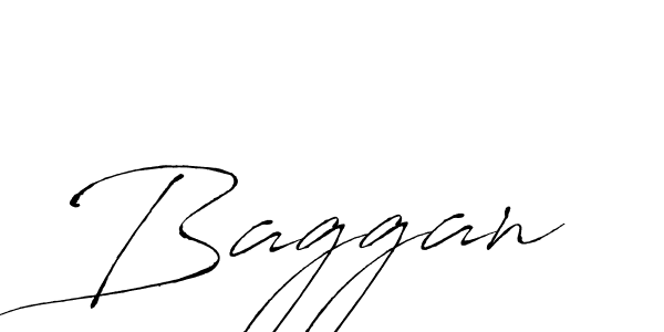 Design your own signature with our free online signature maker. With this signature software, you can create a handwritten (Antro_Vectra) signature for name Baggan. Baggan signature style 6 images and pictures png