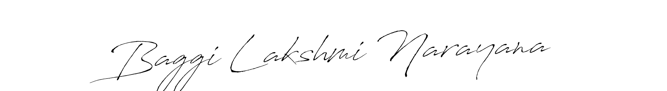 Also we have Baggi Lakshmi Narayana name is the best signature style. Create professional handwritten signature collection using Antro_Vectra autograph style. Baggi Lakshmi Narayana signature style 6 images and pictures png